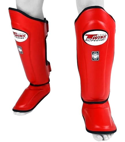 Twins Special Shin Guards Rouge – vue secondaire
